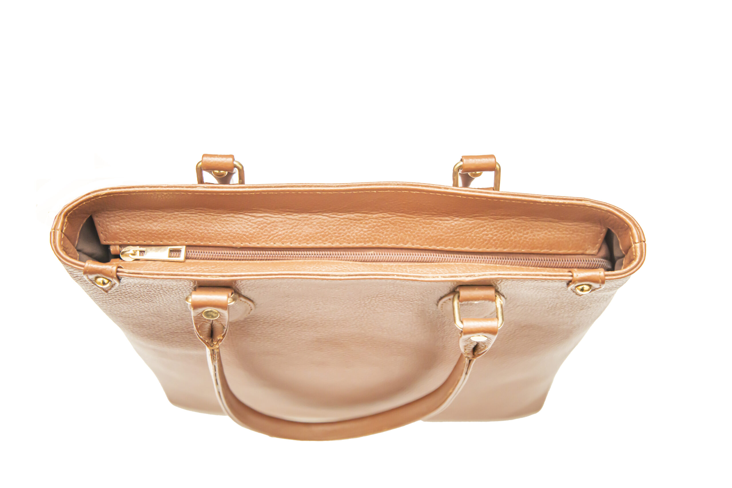 Brown Leather Handbag - Image 2