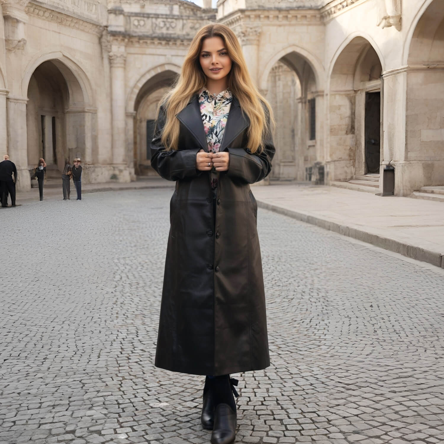 Aizo Verona Lether Coat - Image 2