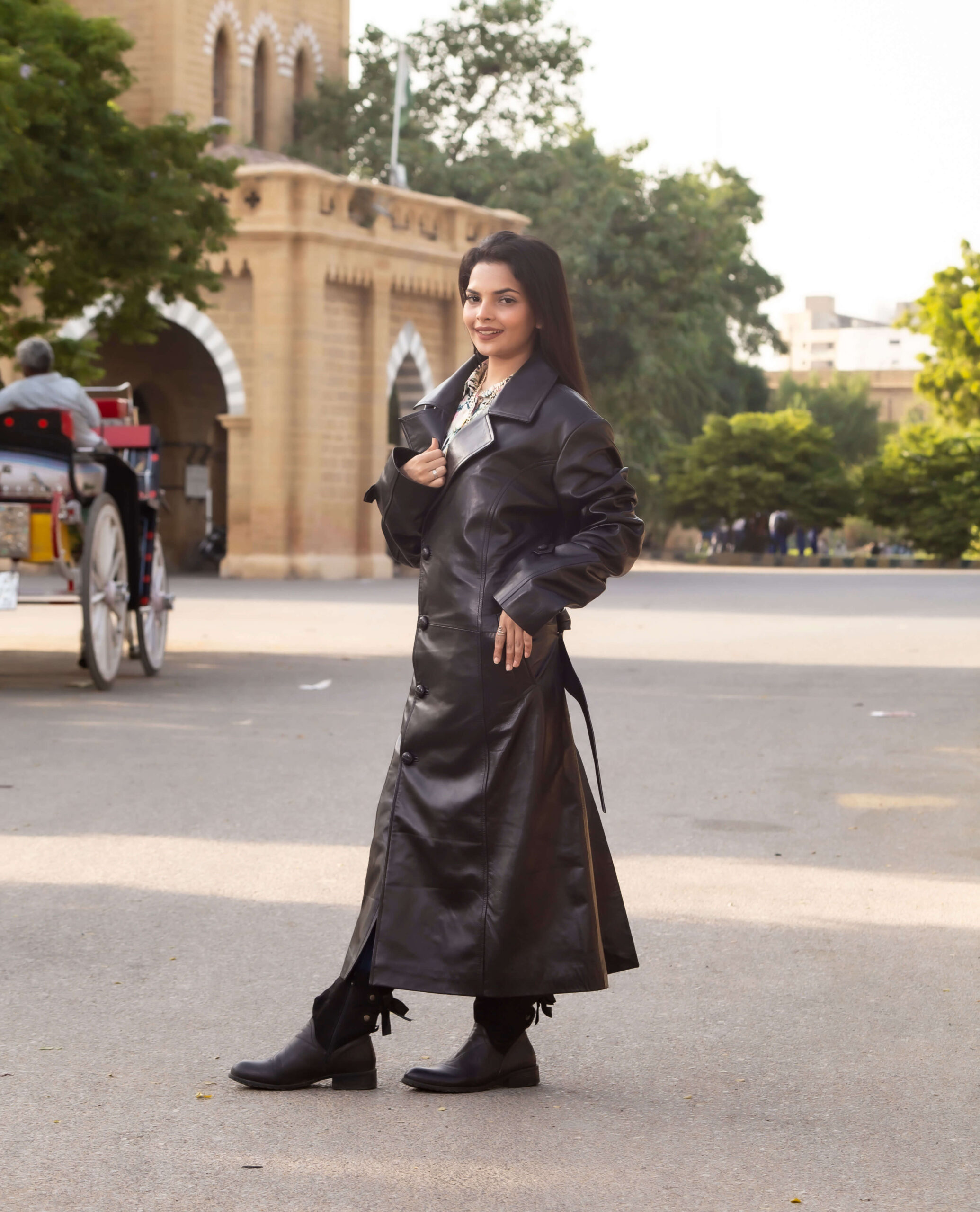 Aizo Verona Lether Coat - Image 4