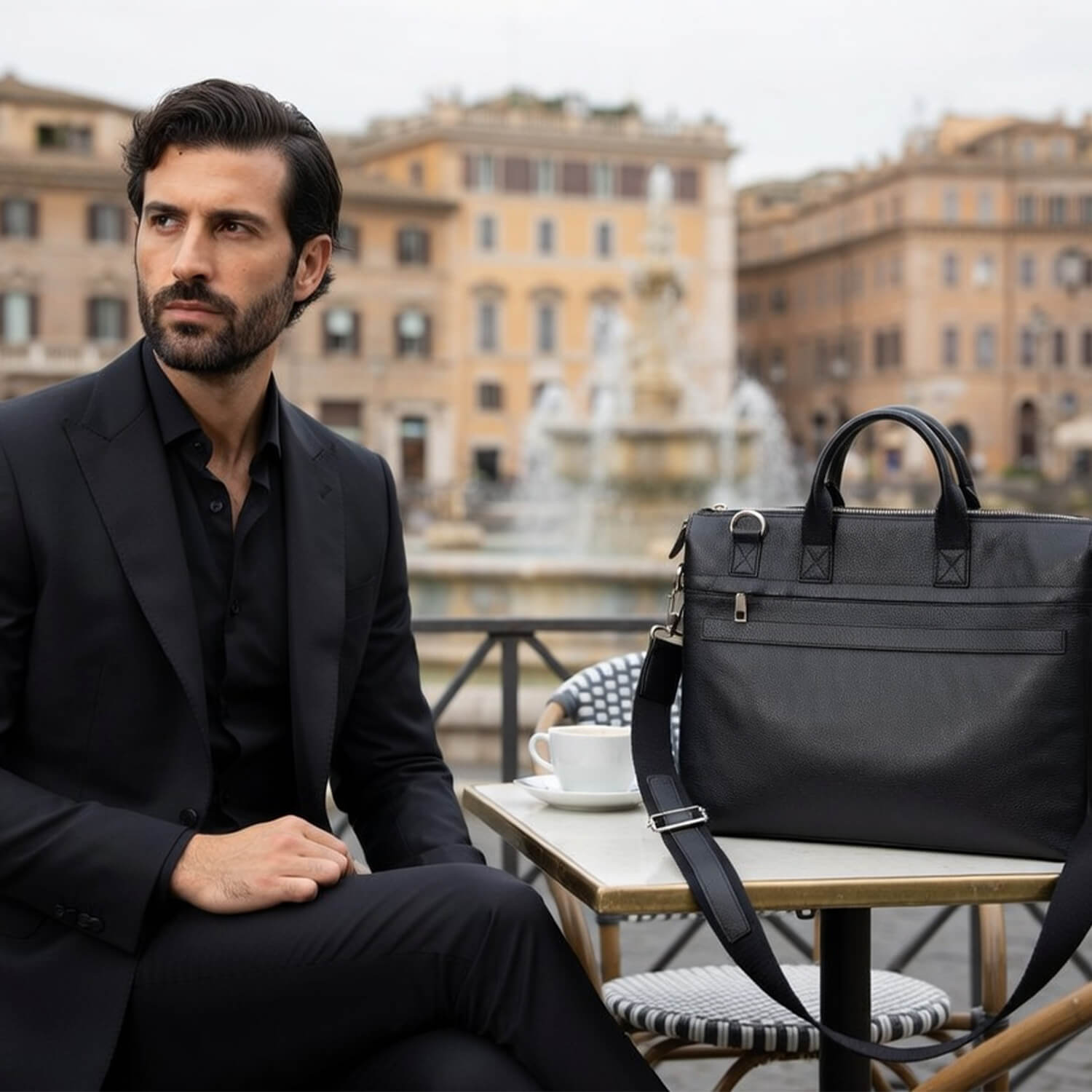 Aizo Nuvrak Office Bag Black - Image 2