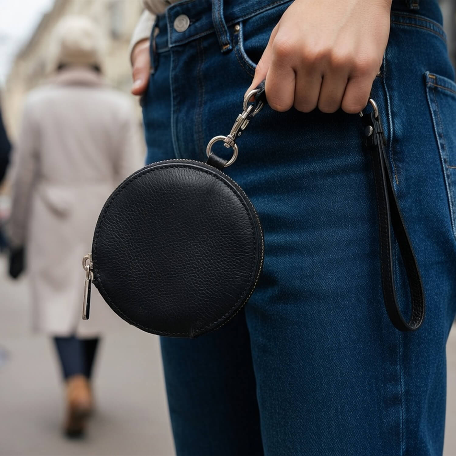 Aizo Orbitkey Lether Pouch-black - Image 3