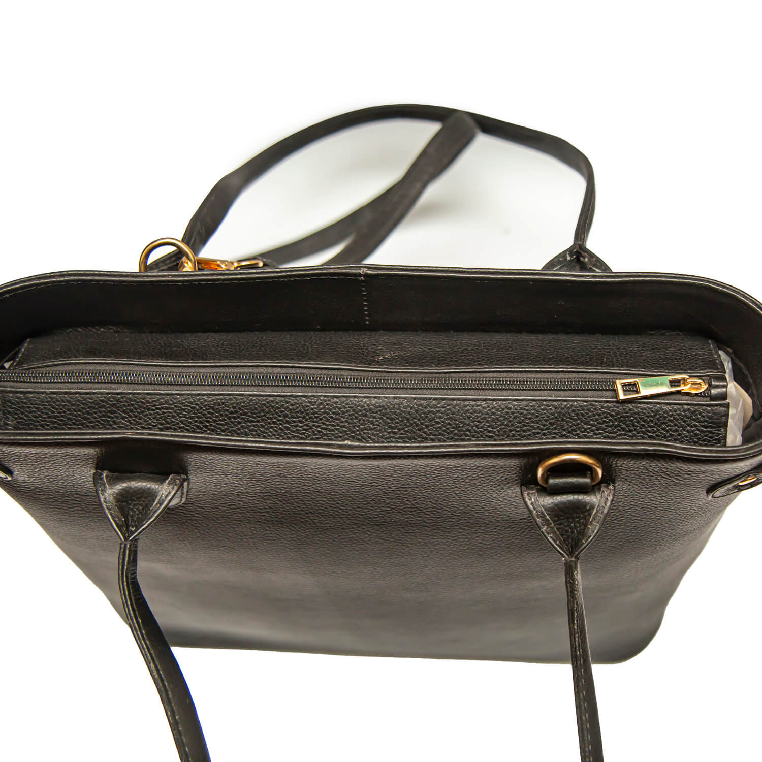 Aizo Noirtote Lether Bag - Image 5