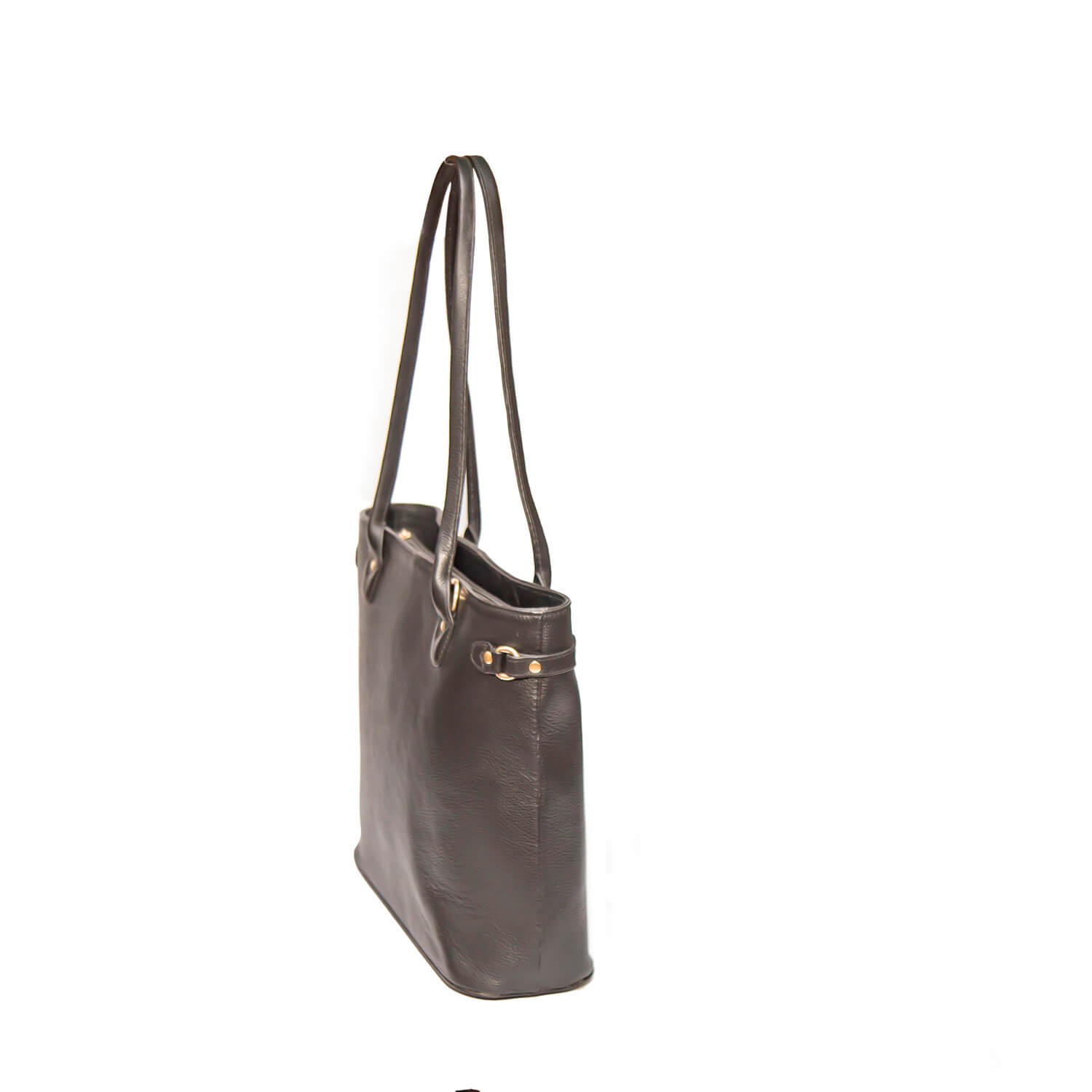 Aizo Noirtote Lether Bag - Image 6