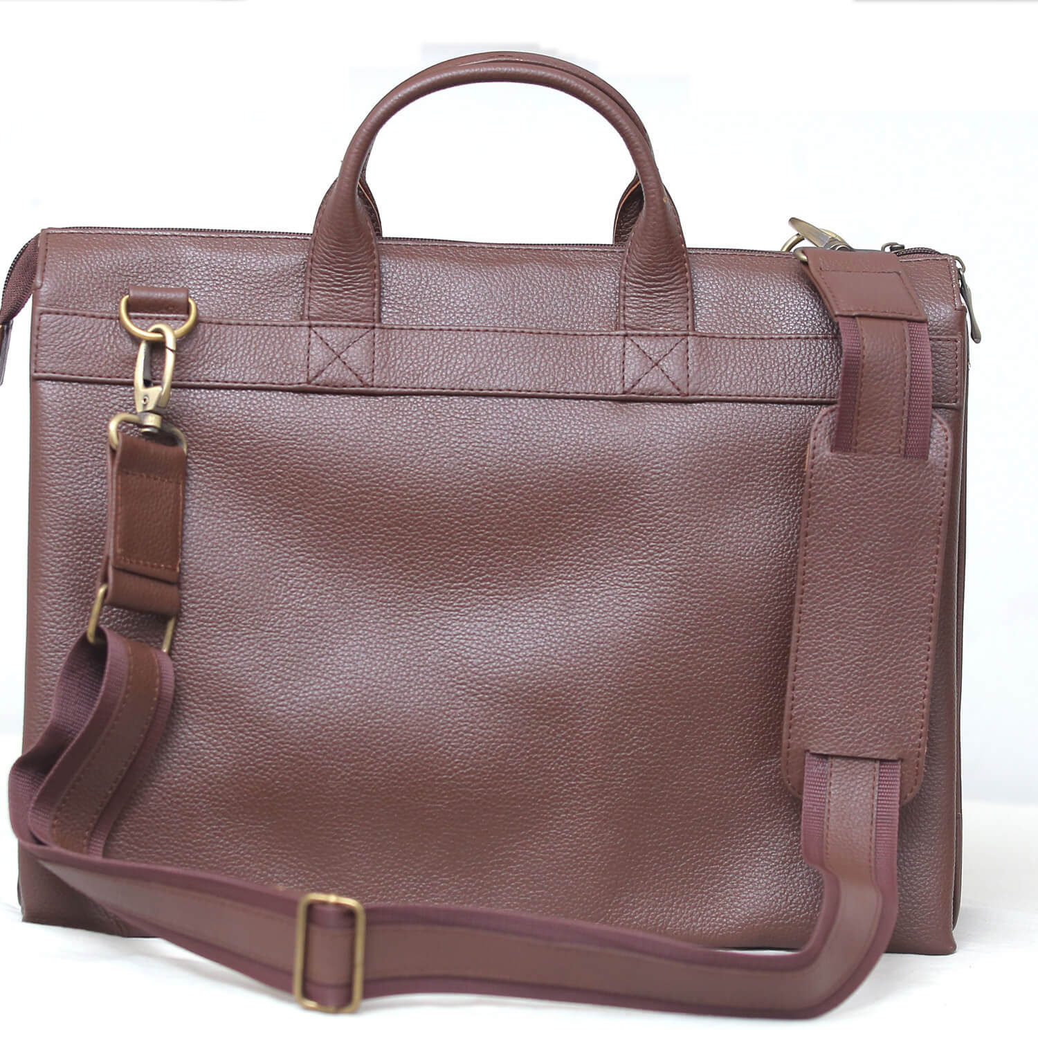 Aizo Nuvrak Office Bag Chocolate - Image 5