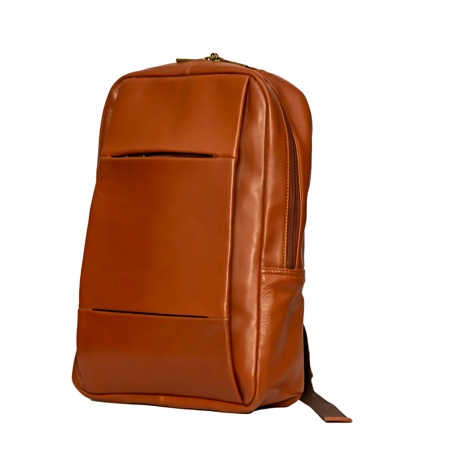 Aizo Orven Leather Backpack Brown - Image 4