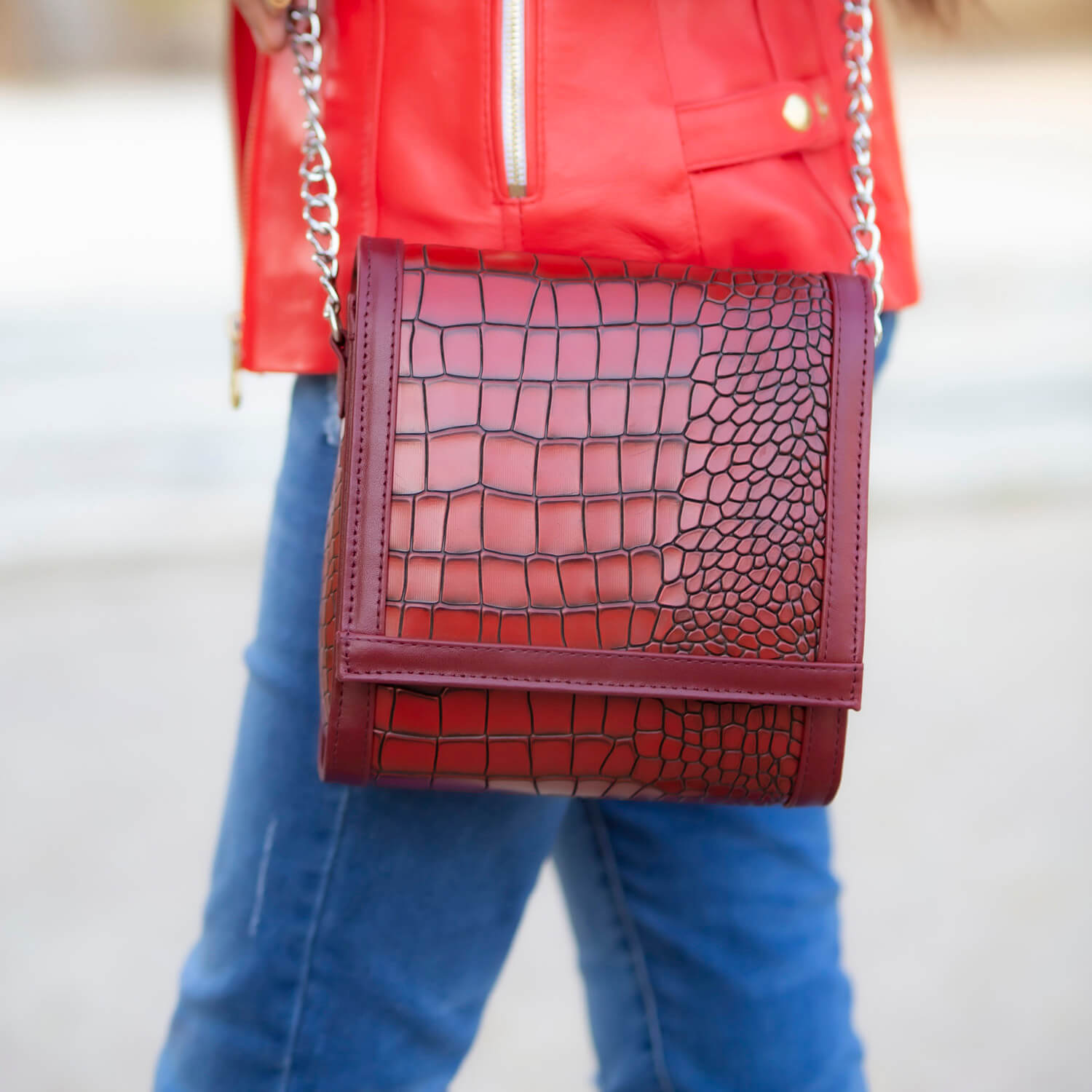 Aizo Wevra Lether Purse - Image 2