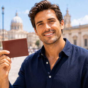 Aizo Terra Fold Wallet Brown